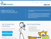 Tablet Screenshot of callconnection.com